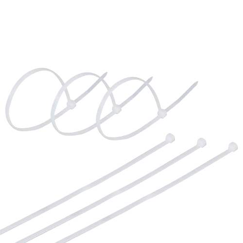 D-T Nylon Cable Tie A-4*150 Actual Size: 3.5*150mm White 100pcs/Bag