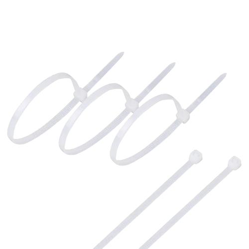 D-T Nylon Cable Tie A-4*200 Actual Size: 3.5*200mm White 100pcs/Bag