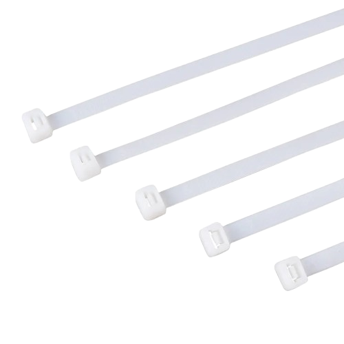 D-T Nylon Cable Tie ET-8*450 Actual Size: 7.6*450mm White 100pcs/Bag