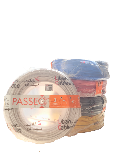 Liban Cables NYA 3 100YD شريط مفرد قاسي