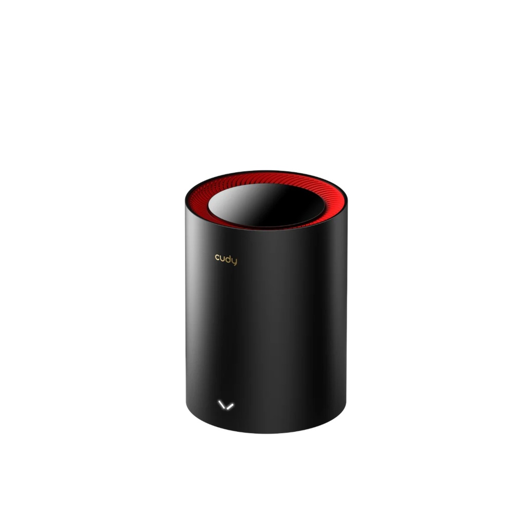 Cudy AX3000 2.5G Dual Band Wi-Fi 6 Mesh System, Model: M3000 V1.0 Pack (Black)