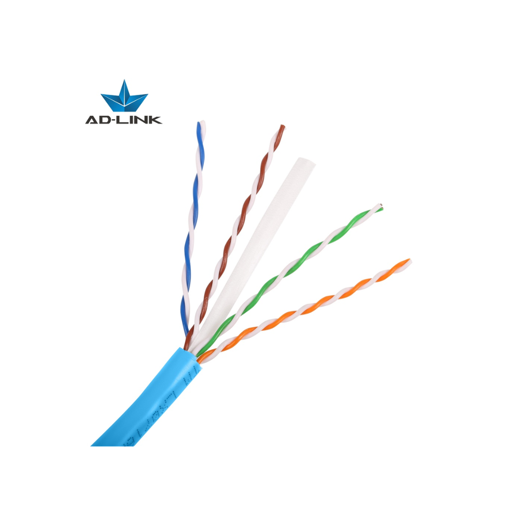 [Full Copper Cat6 Indoor] AD-LINK UTP Cable Cat6 Indoor Full Copper Roll 305M