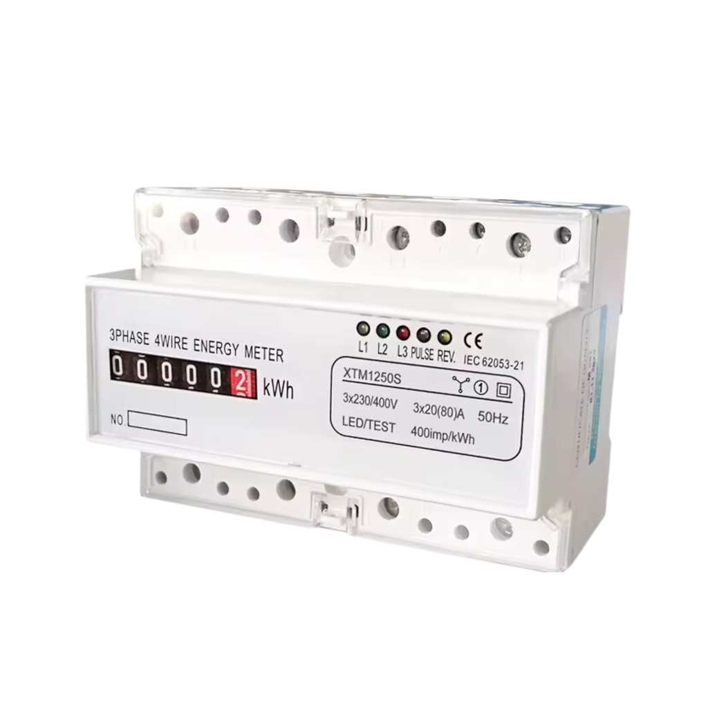 XTM1250S 3 Phase 4 Wire Energy Meter