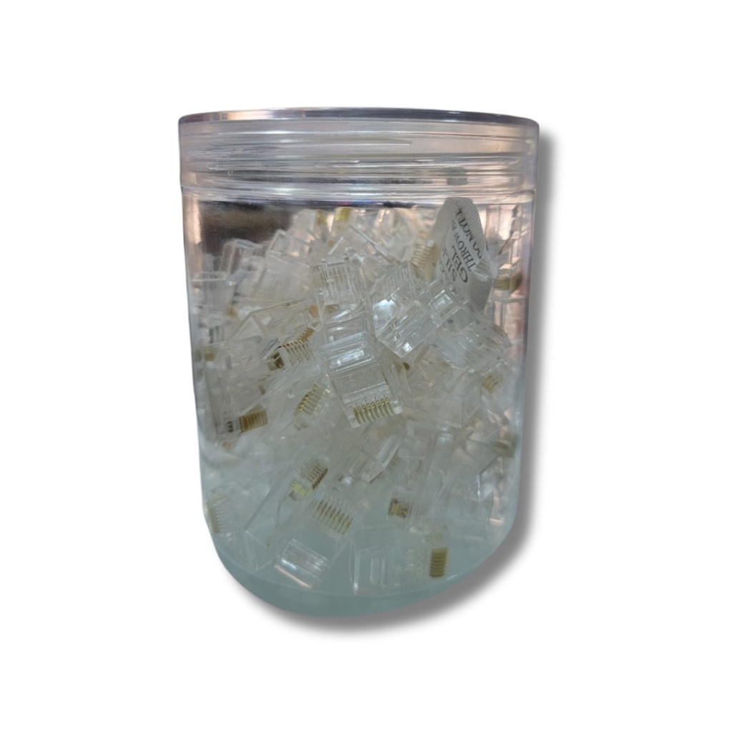 [CS123] Velly Good UTP RJ45 CAT.6 8P8C Through Hole 100 PCS / Bucket