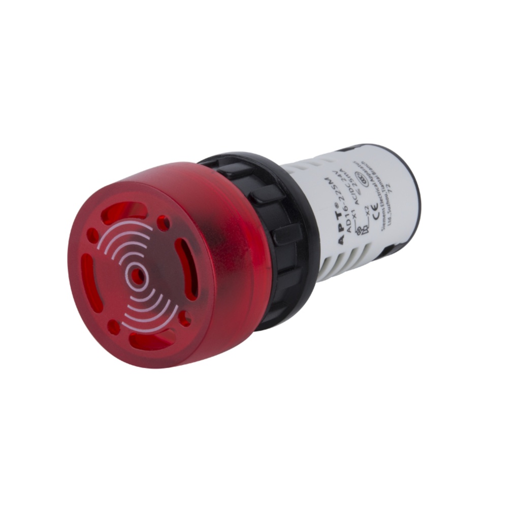 Ninuo AD16-22SM 220V Red with Buzzer