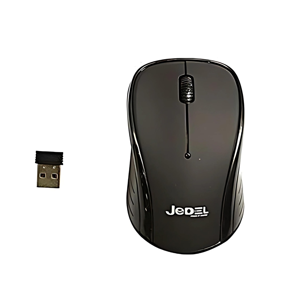 JEDEL 2.4G Wireless Mouse Black Model No: W920