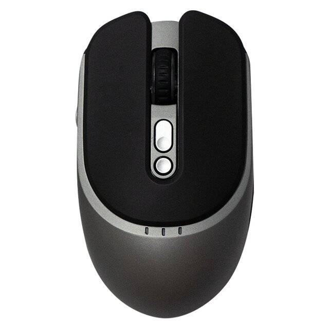 JEDEL Rechargeable 2.4G + Bluetooth Wireless Mouse Black Model No: WH104