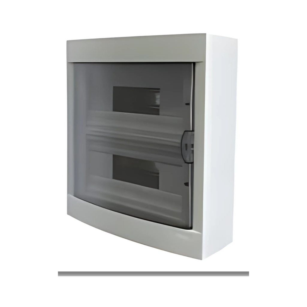 Winline SURFACE electric box IP40 Transparent Door 2*12 (24) Module WN-V2024