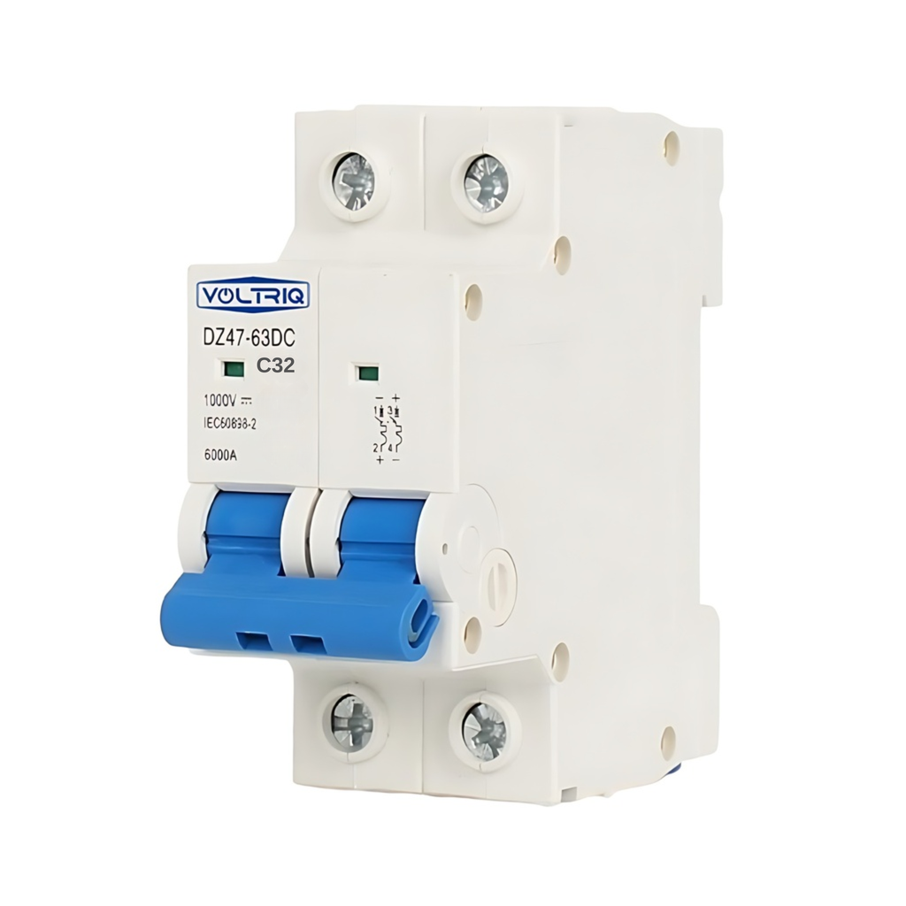 VOlTRIQ MCB Breaker 2 Pole DC 32A 1000V