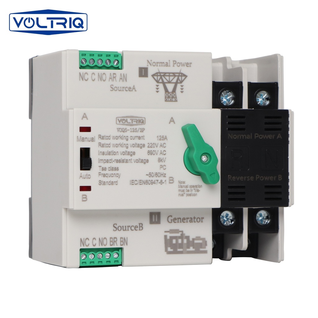 VOLTRIQ ATS 2P 125A City to Generator