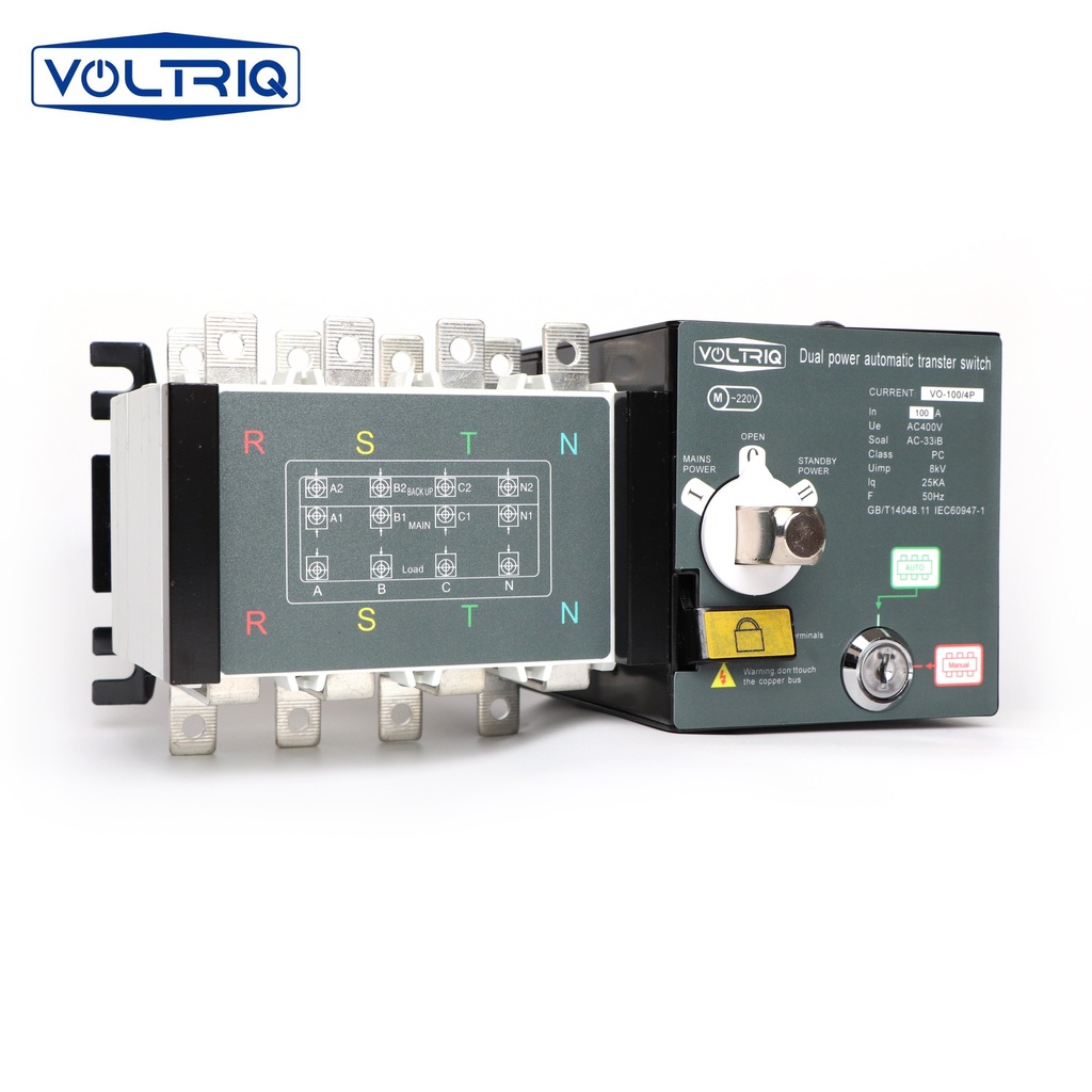 VOLTRIQ ATS 4P 100A with lock