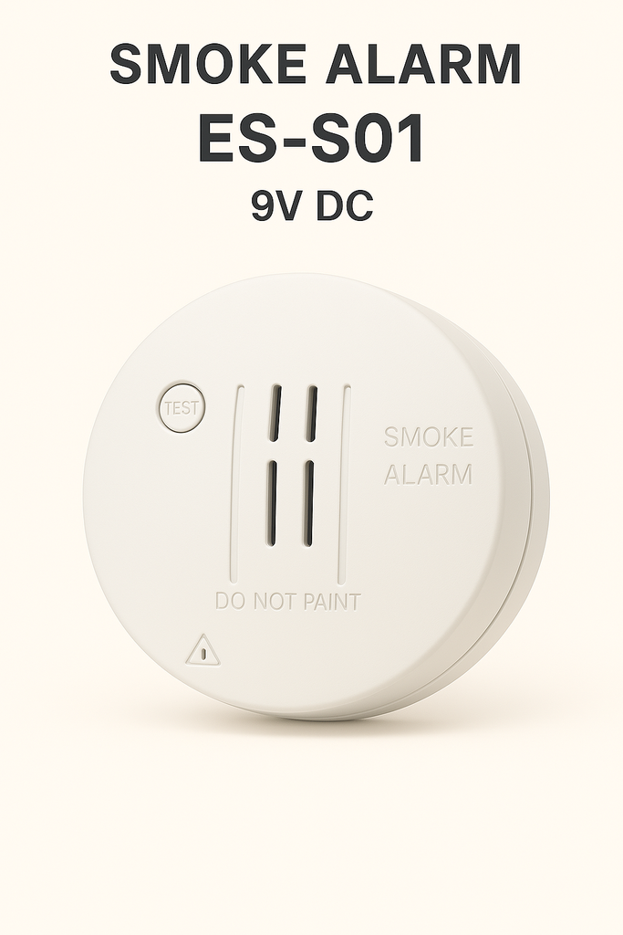 Smoke Alarm ES-S01 9V DC