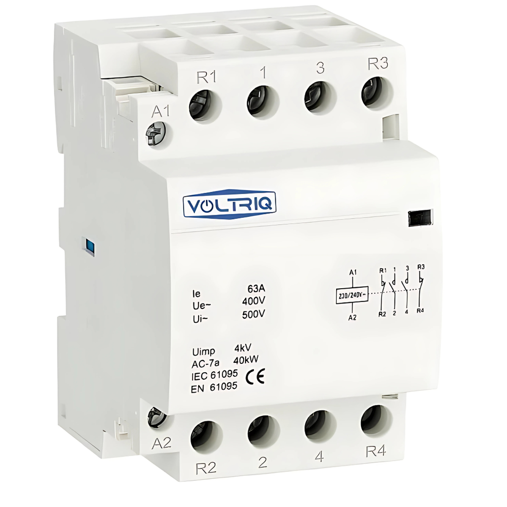 VOLTRIQ Modular Contactor 4P 63A 2NO 2NC