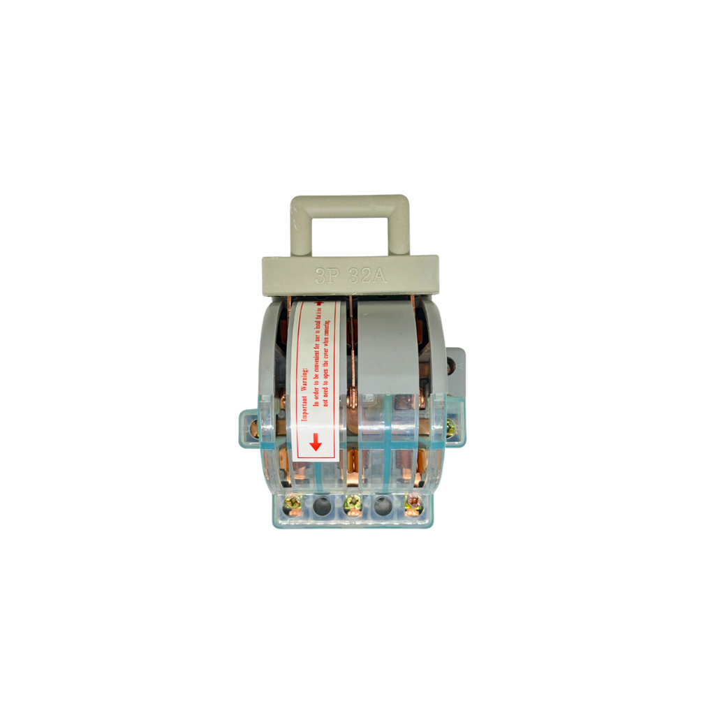 ABUK Knife Switch with LED Light 3 Pole 32A