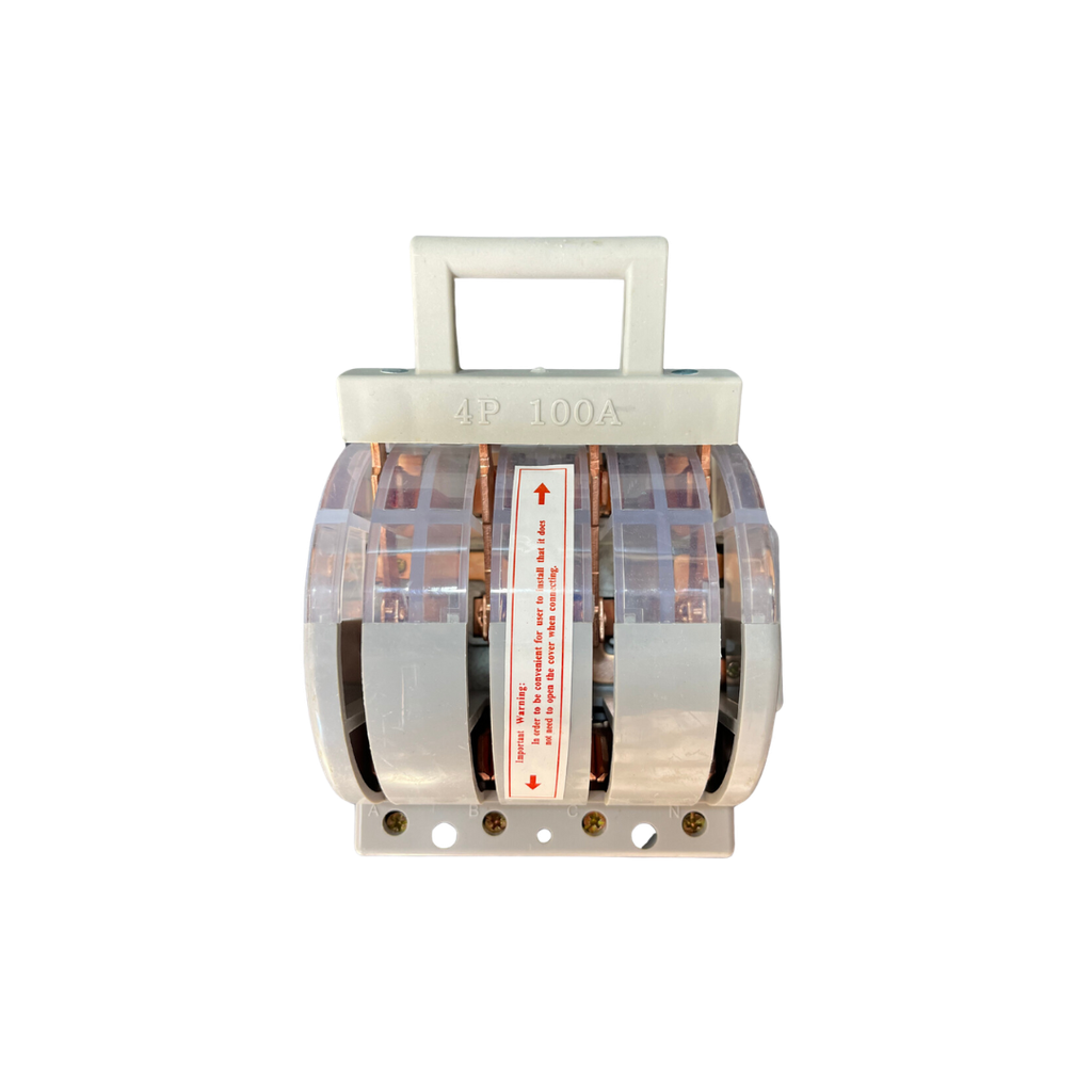 ABUK Knife Switch with LED Light 4 Pole 100A