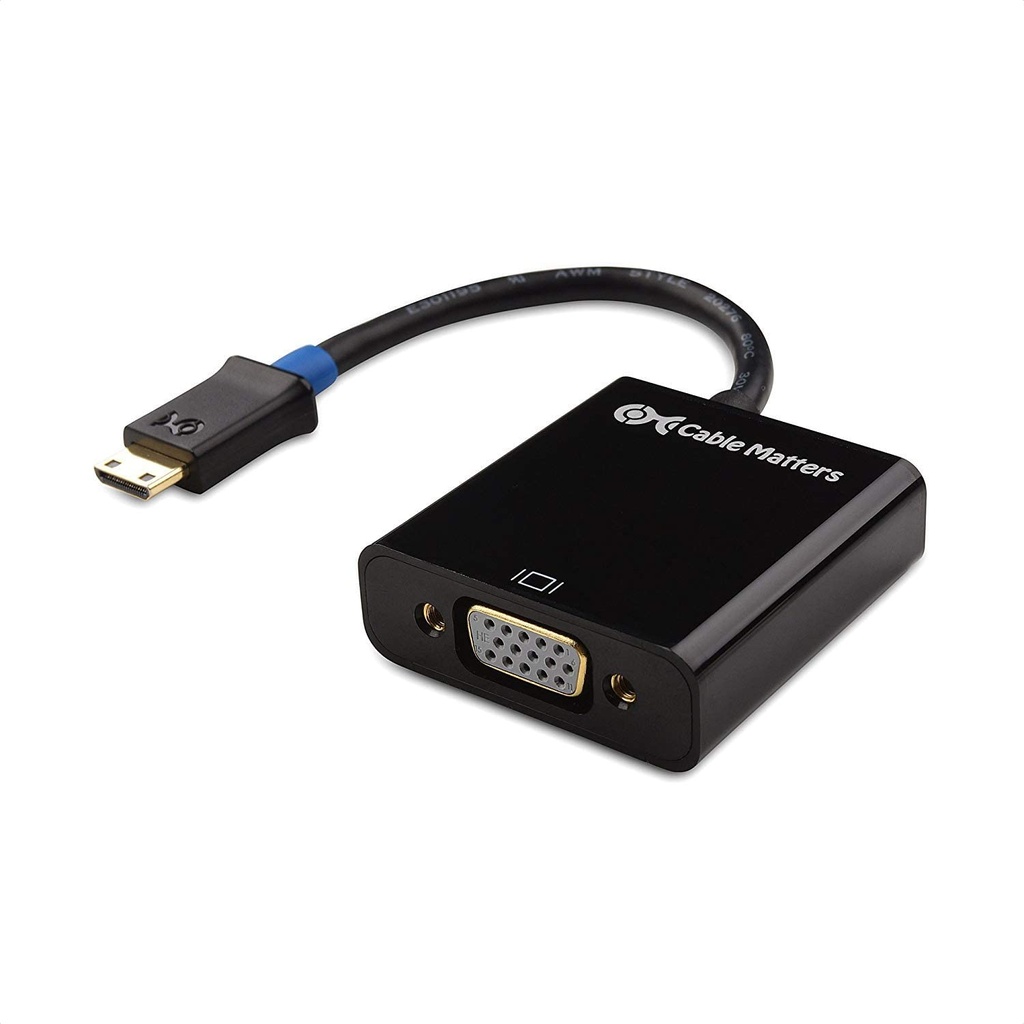 Mini HDMI Port to VGA Adapter (Cable)