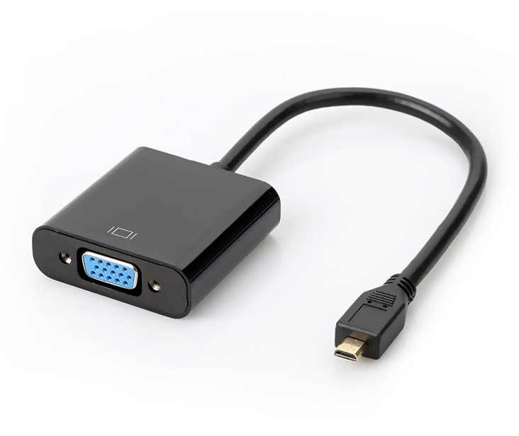 Micro HDMI Port to VGA Adapter (Cable)