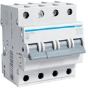 Hager MC410A MCB C 4x10A 4M 6KA  دجانتير مربع هاجر
