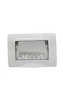 IP55 Plate + Soft White Cover RAL9010 - 3 Modules - 43SP03B