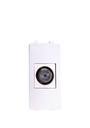TV/SAT direct coaxial socket female connector White - 1 Module - 43B096F