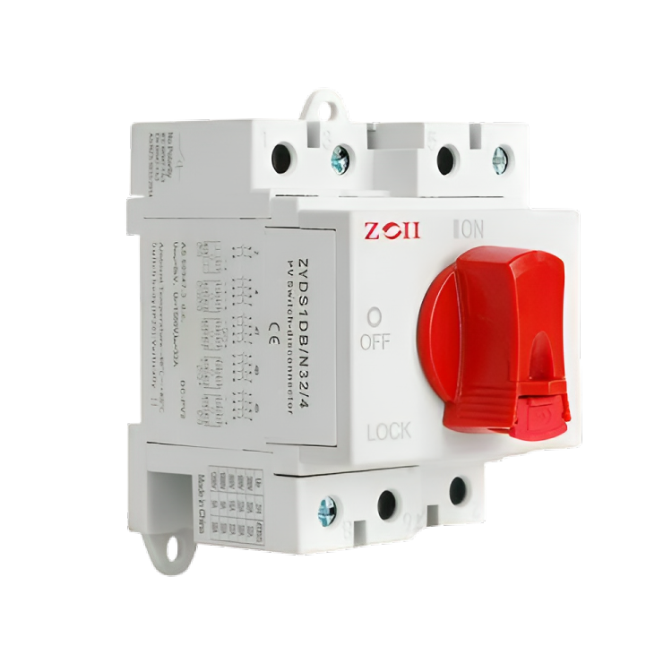 ZOII Isolator Switch 4 Pole DC 32A 1500V