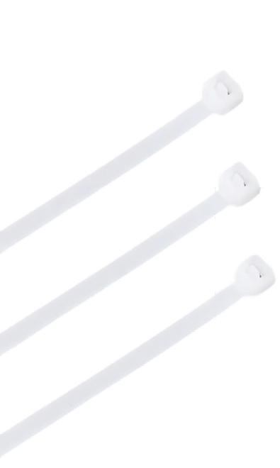 D-T Nylon Cable Tie A-5*250 Actual Size: 4.6*250mm White 100pcs/Bag