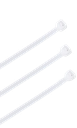 D-T Nylon Cable Tie A-5*350 Actual Size: 4.6*350mm White 100pcs/Bag