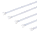 D-T Nylon Cable Tie ET-8*550 Actual Size: 7.6*550mm White 100pcs/Bag