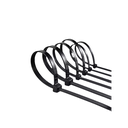 D-T Nylon Cable Tie ET-8*300 Actual Size: 7.6*300mm Black 100pcs/Bag