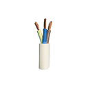 Afandi Round Cable 3*1 100M شريط مبروم أبيض