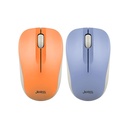 JEDEL 2.4G Wireless Mouse Orange & Blue Model No: W701