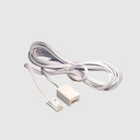 Telephone Line Extension Cord 2M White