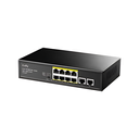 Cudy 8-Port 10/100M PoE+ Switch with 2 Uplink Ports, Model: FS1010PG